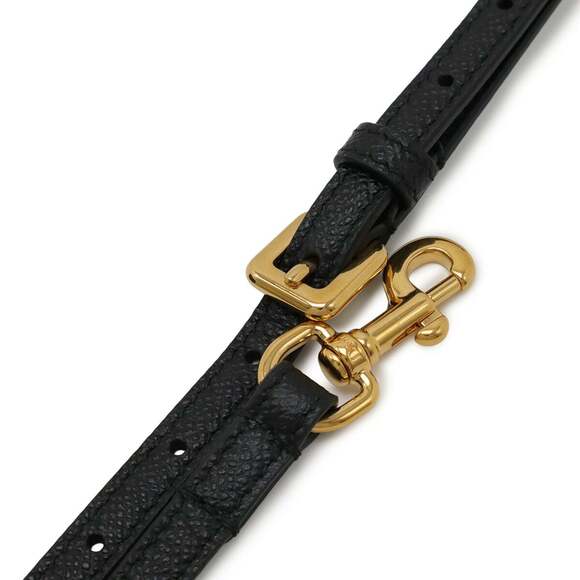 CHRISTIAN DIOR Black Leather Shoulder Bag